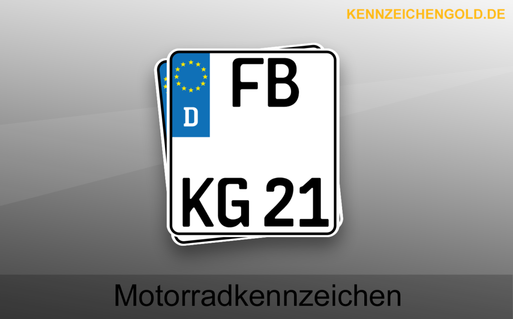 Motorradkennzeichen